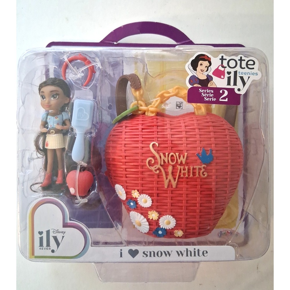 Disney ily 4EVER Tote Teenies Snow White Mini Doll Backpack Purse Series 2 New
